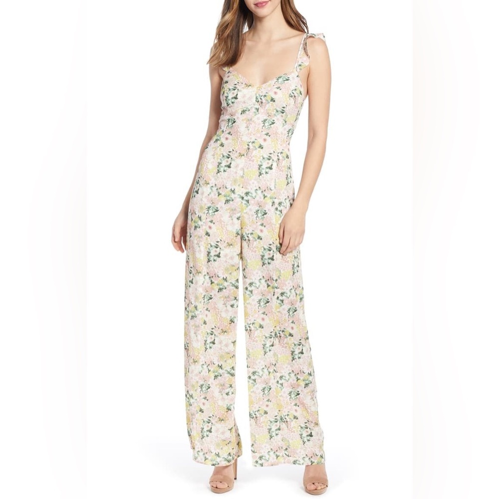 Leith Floral Jumpsuit Multicolor XL